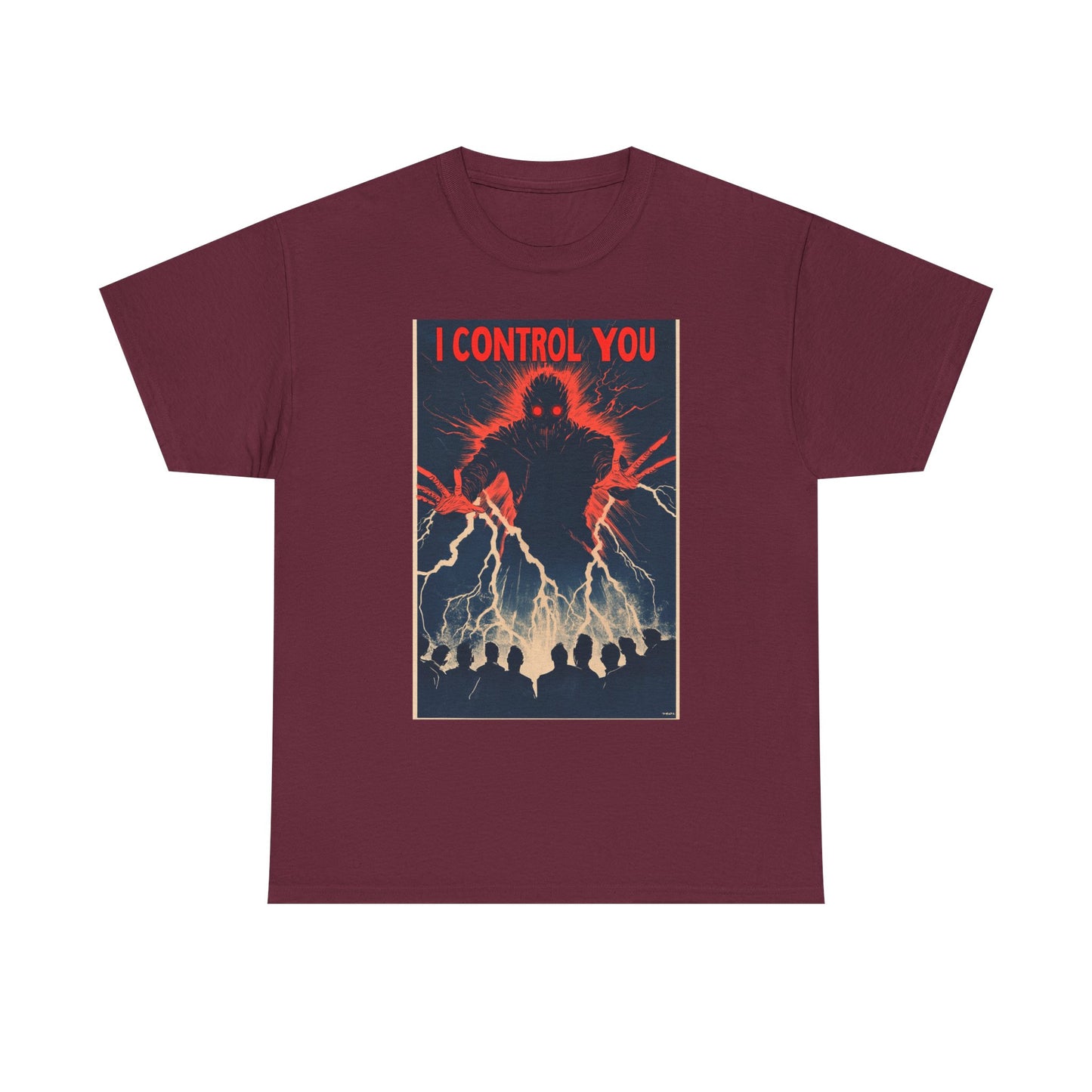 I Control You Graphic Tee — Mind Control Brainwave Art T-Shirt | Root to Peak