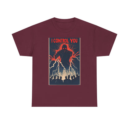 I Control You Graphic Tee — Mind Control Brainwave Art T-Shirt | Root to Peak